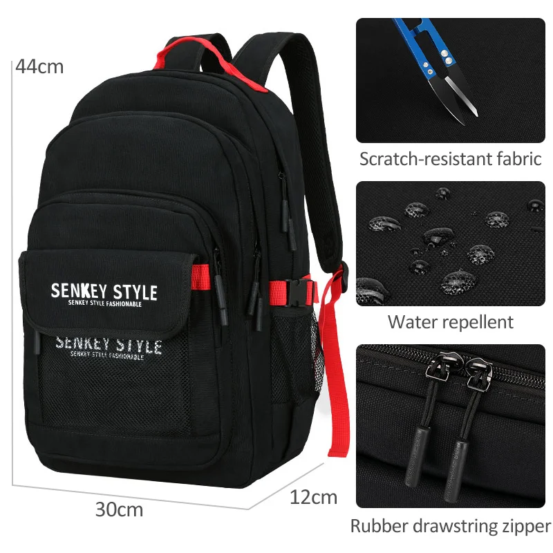 

SENKEY Oxford Mochila Travel Men Backpacks boy girl School backpack Waterproof Casual teenager Bookbag woman Laptop Backpack