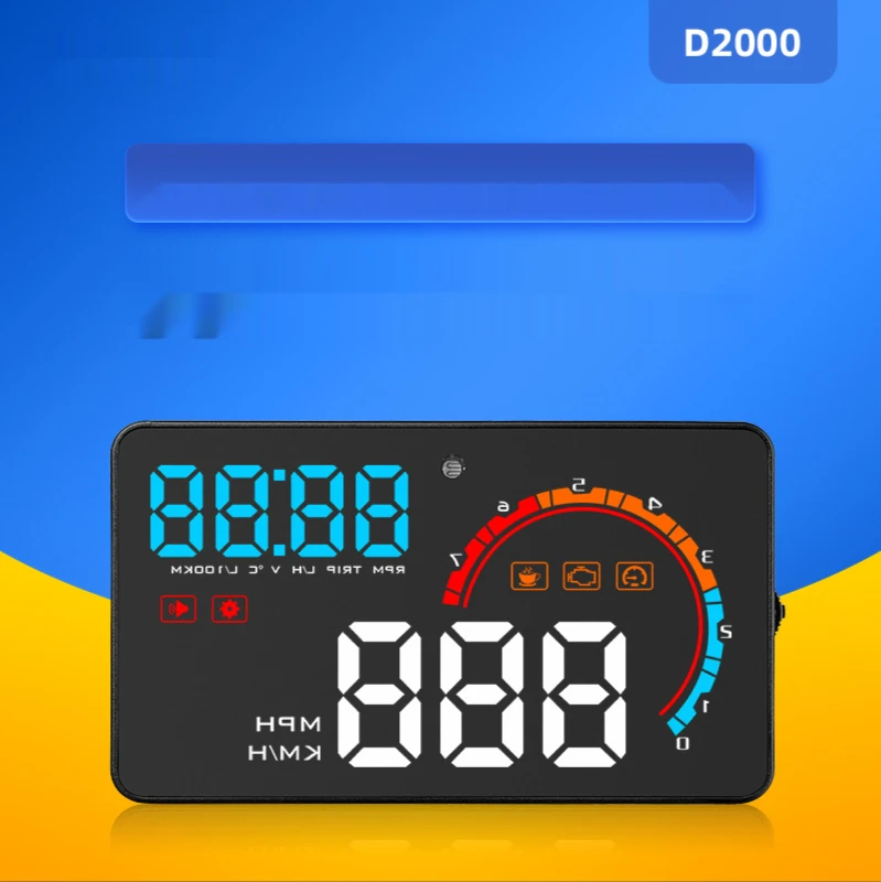 

Car hud head-up display high-definition universal black car speed projector non-destructive retrofit obd car display