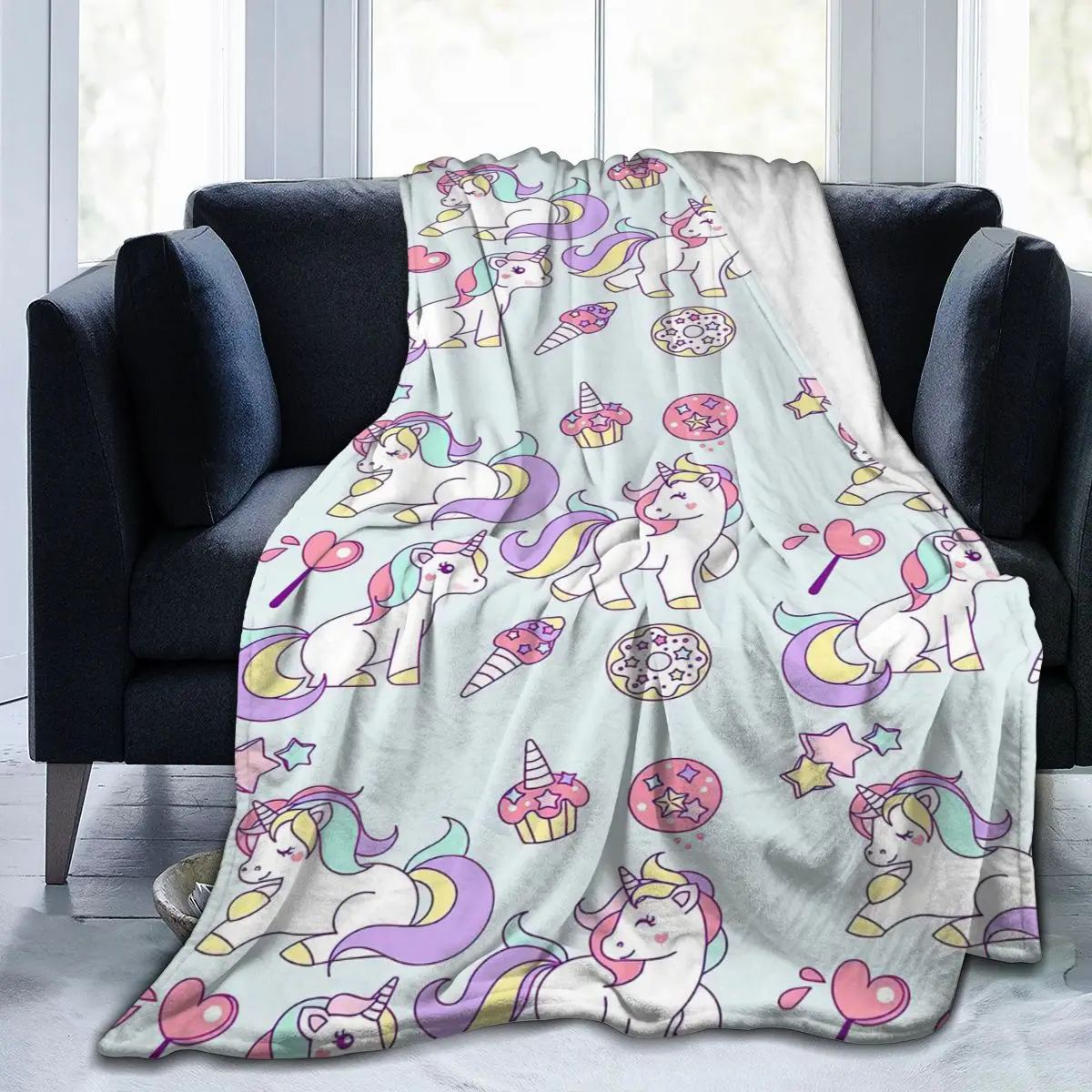 

Ultra Soft Sofa Blanket Cover Blanket Cartoon Cartoon Bedding Flannel plied Sofa Bedroom Decor for Children and Adults 278698109
