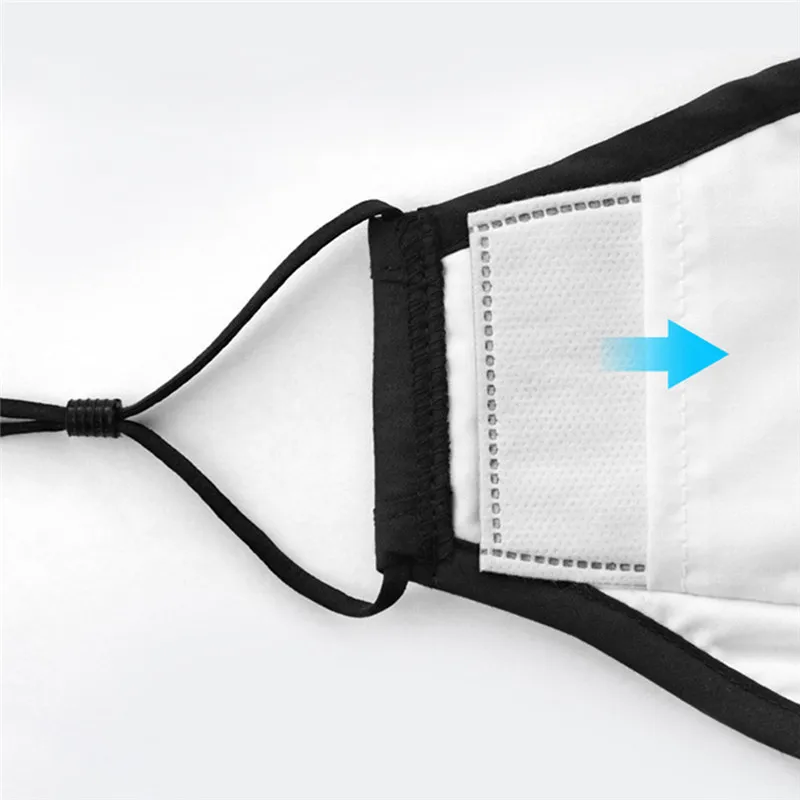 PM2.5 анти-хлопковая маска от дыма дыхательный клапан Анти-пыль рот маска фильтр с активированным углем респиратор Рот-защитная маска для лица
