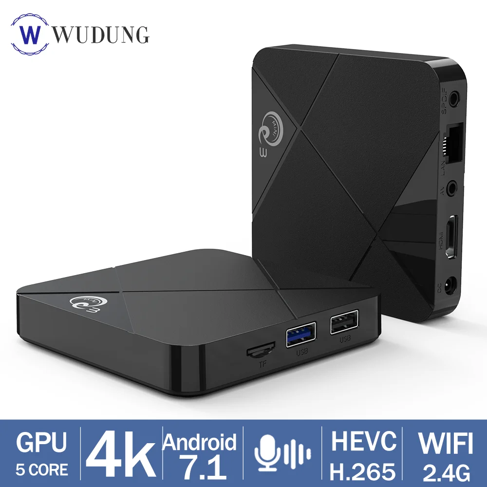 Приставка Смарт-ТВ A95X Mini Q3 2 + 16 ГБ Android 7 1 4 ГГц Wi-Fi 4K 8 Гб | Электроника