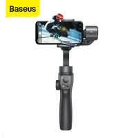 baseus 3 axis handheld gimbal stabilizer motion tracking outdoor holder wfocus pull zoom for iphone action camera