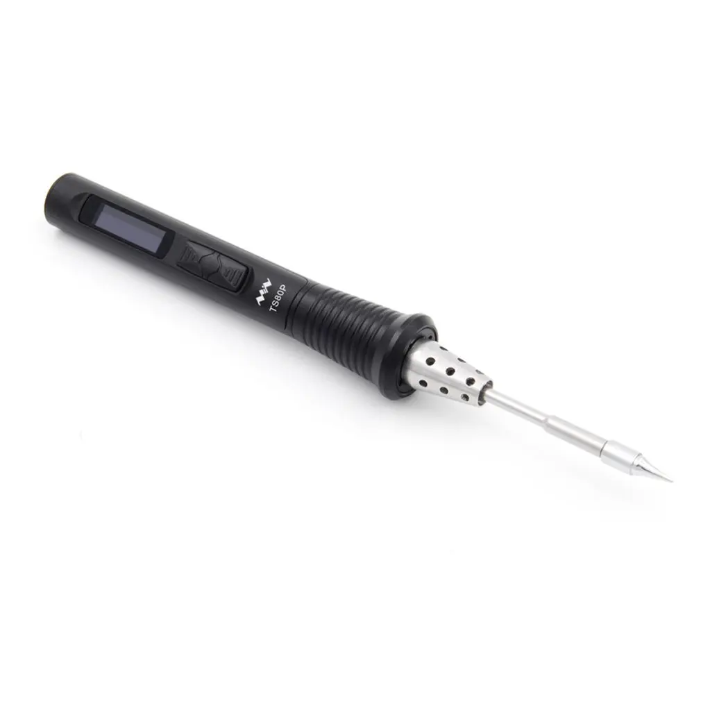 

TS80 Intelligent Electric Iron Main Set Soldering Iron QC3.0 Power Supply Main Set With All Aluminum Alloy Shell