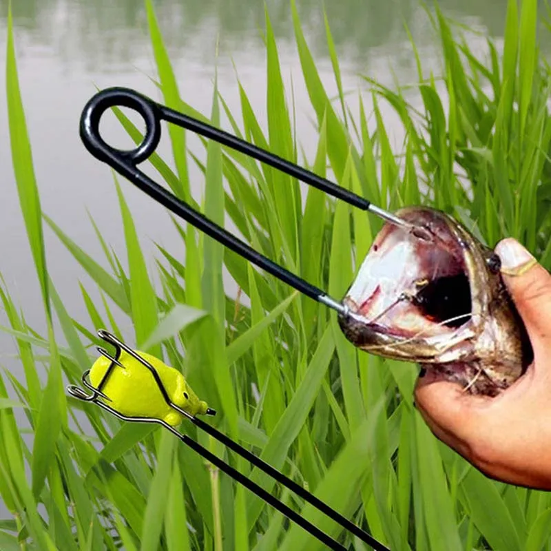 

2pcs Portable Fish Mouth Opener Fish Jaw Spreader Fish Mouth Spreader Jaw Carp Hook Lock Remove Tackle Kit Fishing Accessories