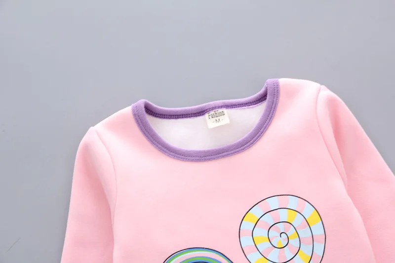 Пижама для мальчиков BibiCola повседневная флисовая пижама с длинным рукавом и