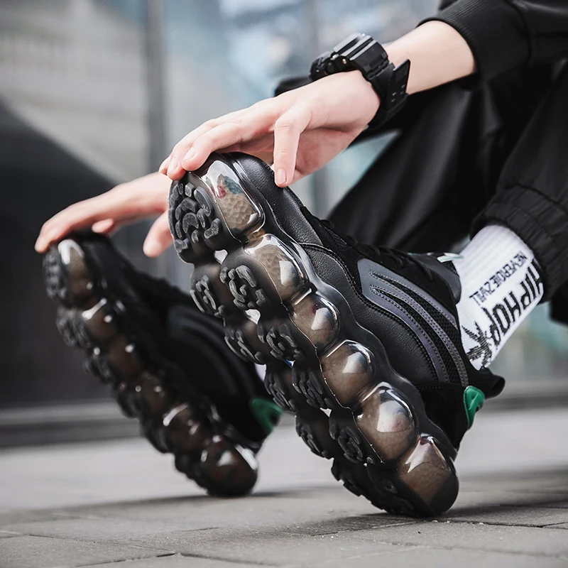

Skate Sneakers Sneakers Mesh Mens Casual Shoes For Men Summer Black Breathable Zapatos Casuales Para Hombre Male White