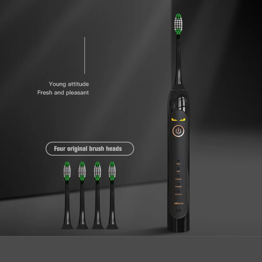 Lansung Electric Toothbrush Magnetic Suspension Ultrasonic Toothbrush 5 Modes Sonic Tooth Brush Electric Rechargeable ML918 enlarge