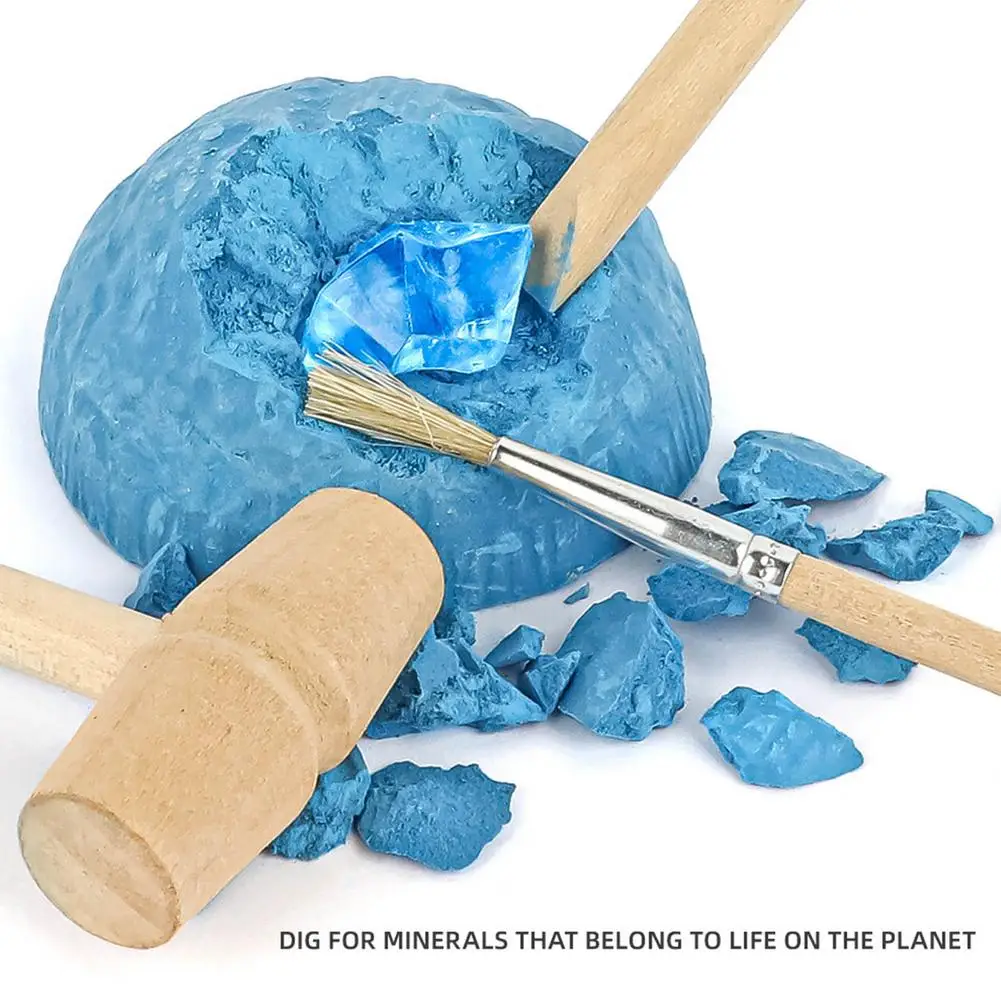 Семейный набор для изучения природных минеральных драгоценных камней сделай сам