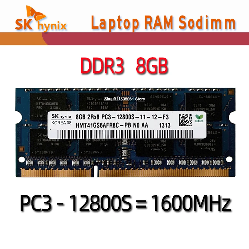 Набор микросхем Hynix 4 Гб PC3L 12800S DDR3 1600 МГц память для ноутбука модуль ОЗУ SODIMM |