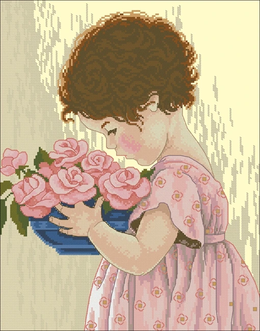 

100% egypt cotton threads Genuine Product cross stitch kits Suite DIM 35031 Amy's Rose