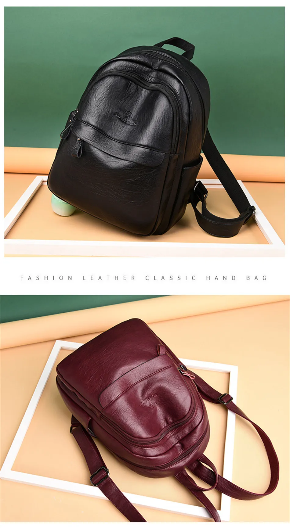Женский кожаный рюкзак женский рюкзак для путешествий mochila feminina sac a dos femme школьные рюкзаки для подростков девочек опрятная сумка на плечо