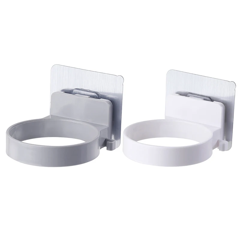 

Wall-mounted Hair Dryer Holder High Quality ABS Bathroom Shelf Storage Hairdryer Holder Rack Bathroom Household Y6YTXB6