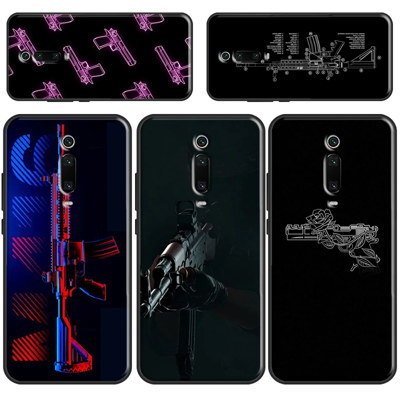 Чехол с изображением пистолета AK 47 для POCO X3 Pro X4 GT M3 F1 F3 чехол телефона Xiaomi Mi 11T 12 12X 11