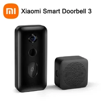 original xiaomi smart doorbell 3 camera video 180%c2%b0 field of view 2k hd resolution ai humanoid recognition remote real time view
