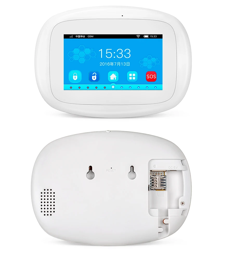 Система домашней безопасности KERUI K52 Wi-Fi GSM сигнализация s 4 3 дюйма TFT цветной