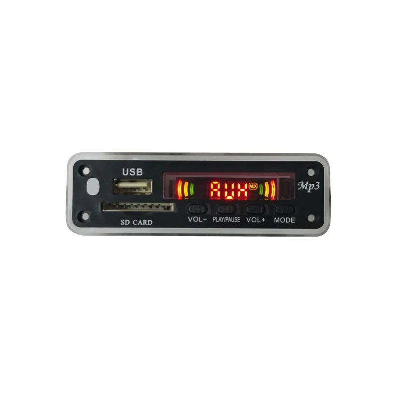DC 12 В Автомобильный Bluetooth MP3 WMA FM AUX декодер плата аудио модуль SD карта USB радио автомобильный MP3 динамик аксессуары
