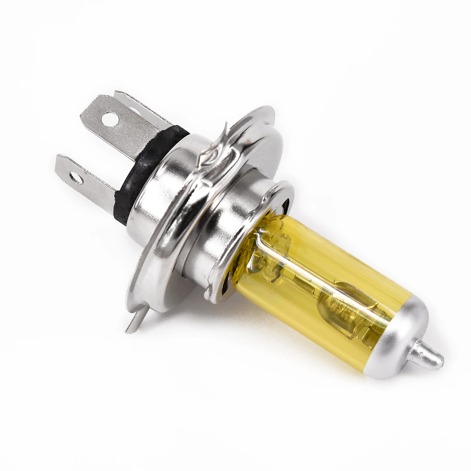 

H4 55W 6000K Car Xenon Gas Halogen Headlight White Headlamp Lamp Bulbs Yellow Shell Auto Headlight Bulb Accessories