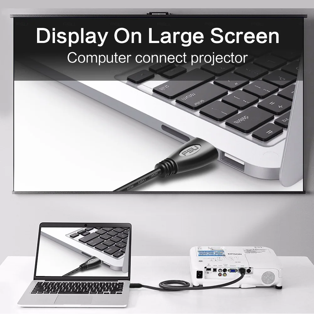 Высокоскоростной HDMI кабель позолоченный мужской поддержка 1080P 3D 0 5 м 1 2 3 для hdmi