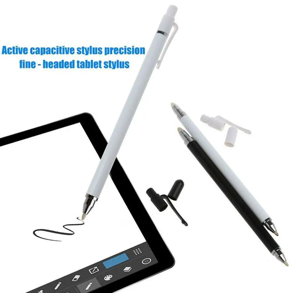 

2 In 1 Capacitive Stylus Touch Screen Pen Writing Drawing Phone PC For Tablet Mobile Android Stylus Tablet IOS Pens U7O2