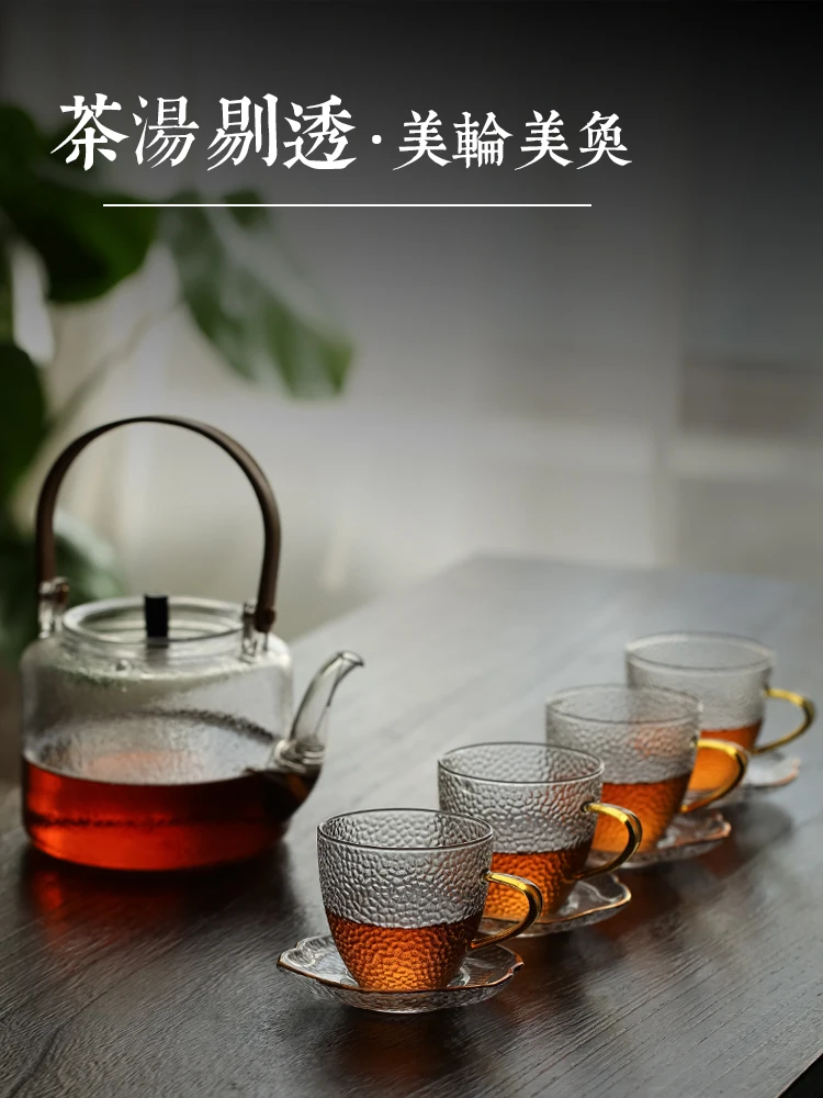 

European Transparent Cup Glass Creativity Metal Spoon Coffee Cup Office Cute Eco Friendly Kubek Do Kawy Kitchen Supplies DK50CT