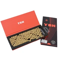 ybn 11s sl bicycle chain 11 speed 22s gold semi hollow mtb mountain bike missing link chains for sram shimano campanolo system