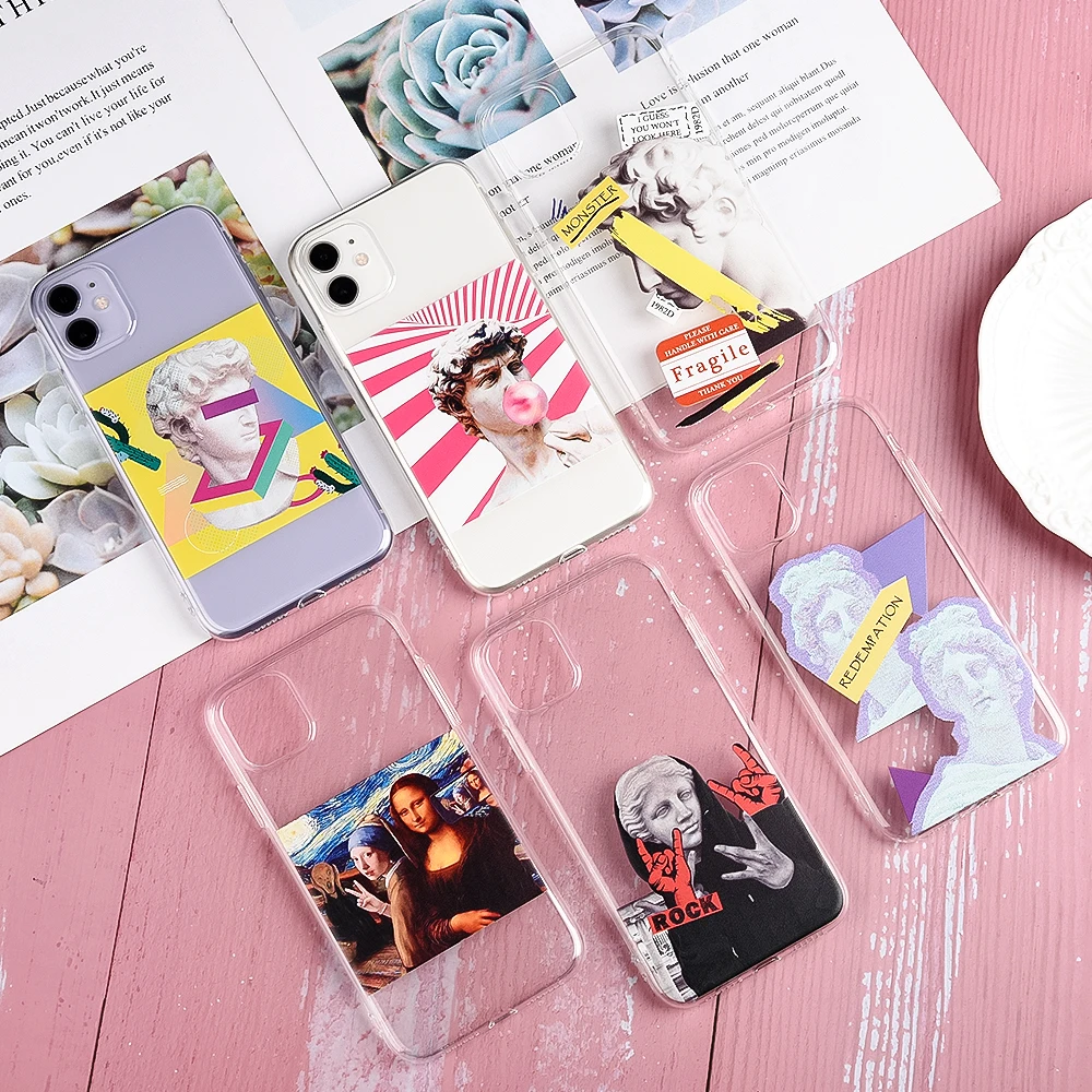 Альтернативная статуя Дэвида искусство Модный Новый чехол для телефона мягкий