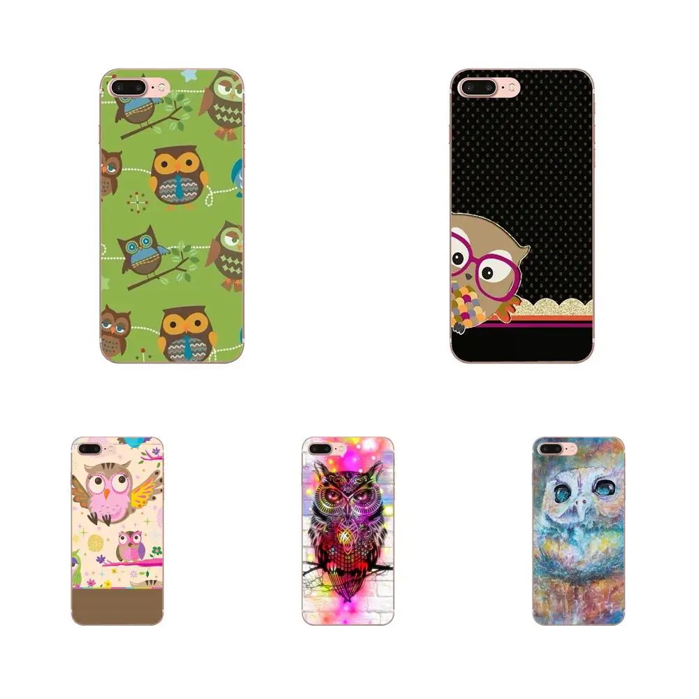 Специальный глянцевый чехол для Samsung Galaxy S20 S10 Plus Ultra S10e A51 A71 A40 A10 S7 S8 Owls|Бамперы| |