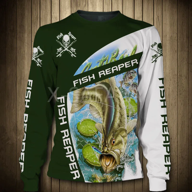 

Wildfish Bass Fishing Fishmen 3D All Print Hoodie Man Women Harajuku Outwear Zipper Pullover Sweatshirt Casual Unisex Jacket