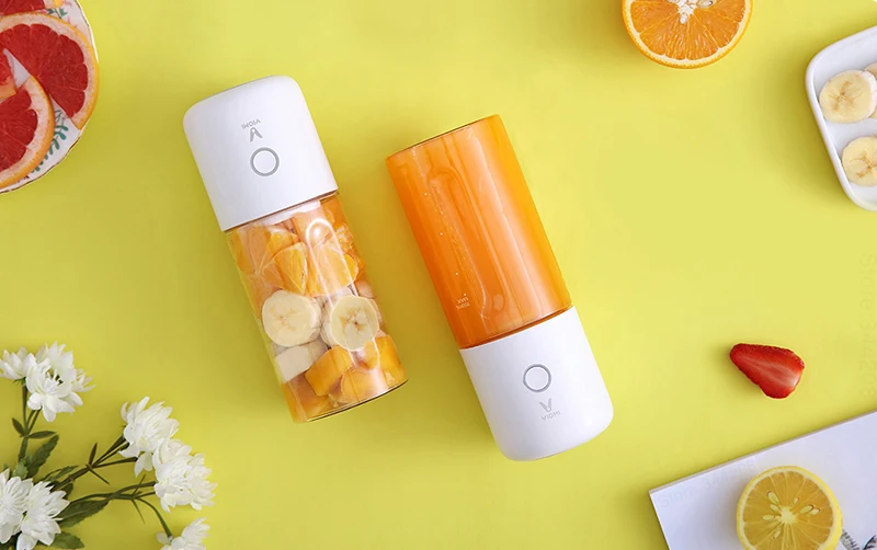 XIAOMI MIJIA VIOMI блендер Электрический кухонный миксер соковыжималка фруктовая чашка маленький портативный мини кухонный комбайн 45 секунд быстрая отжимание сока
