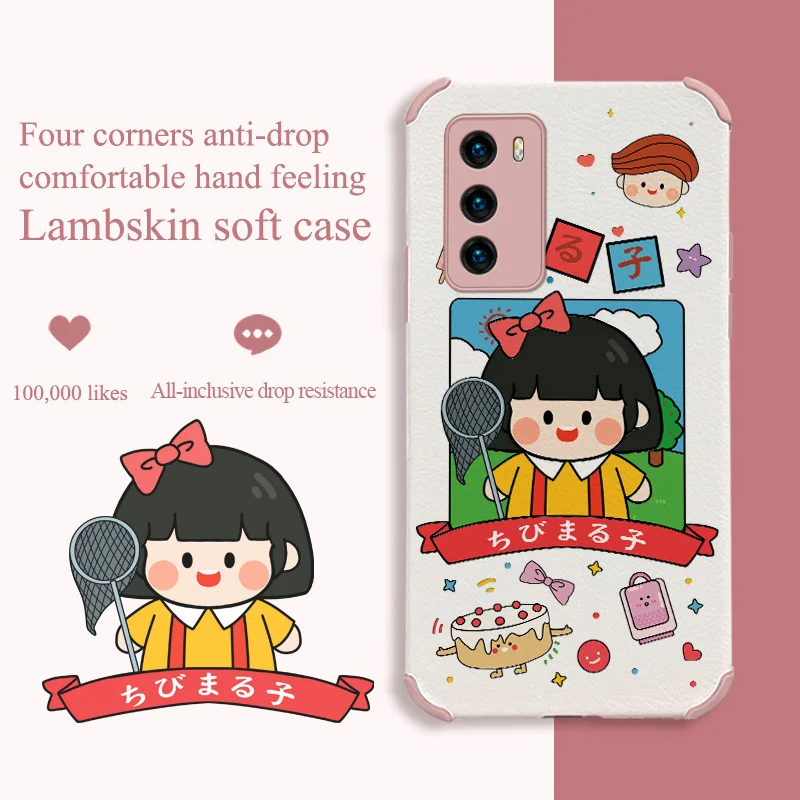 

Naughty Boy Phone Case For Huawei P40 P40Pro P40Lite Pro Lite Liquid Silicone Cover