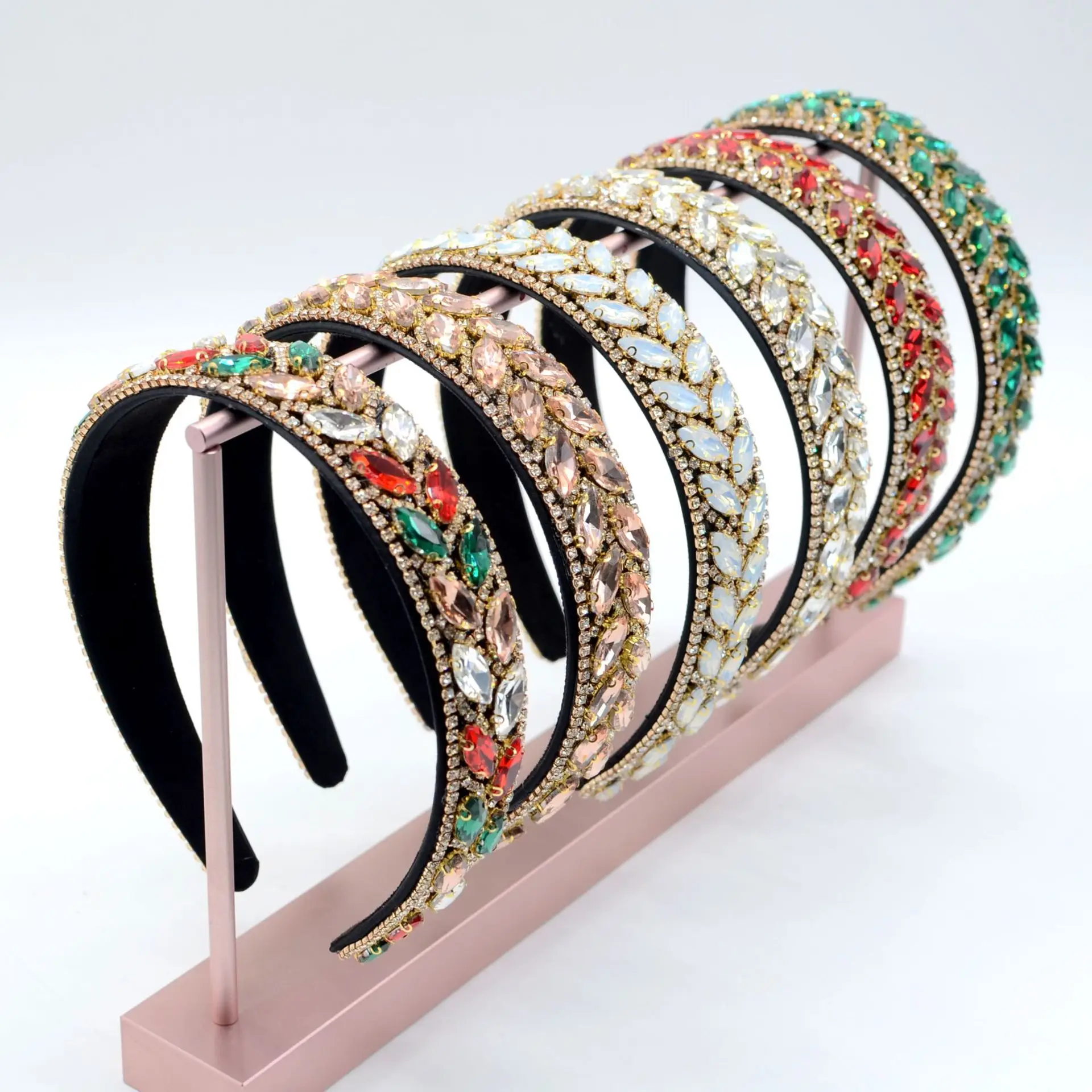 

Hair Accessories Women Fashion Geometric Adult Headwear Hairbands Solid Decorate Four Seasons Alloy Headband