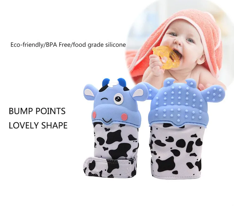 

High Quality Silicone Toddler Molar Teether Pain Tool Kids Teething Baby Gift Natural Stop Sucking Thumb Toy