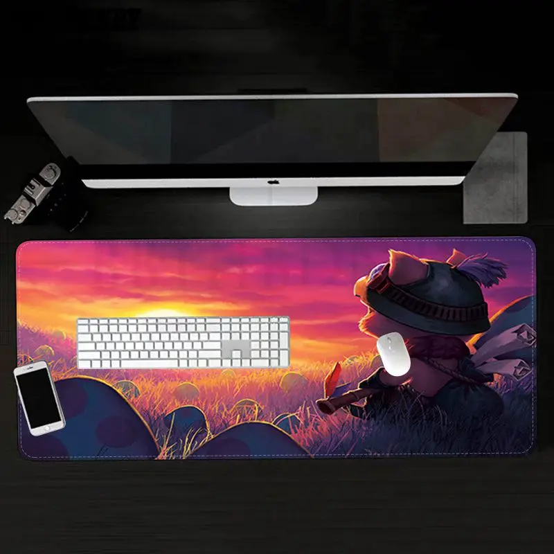 

BBTHBDNBY League of legends Teemo High Quality large gaming mousepad L XL XXL gamer mouse pad Size for Keyboards Mat Mousepad