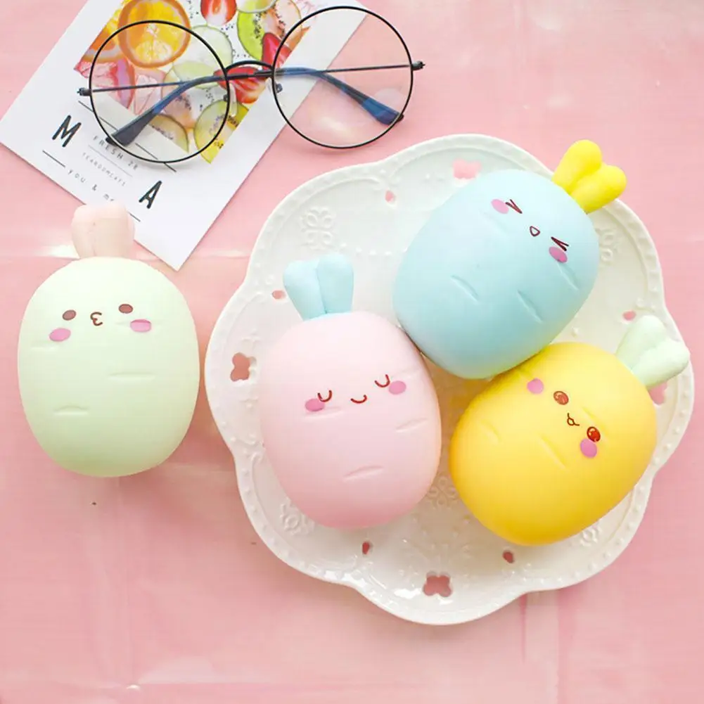 

Carrot Stress Ball Set Decompression Toy Relieve Anti Stress Squeeze Fidget Toy Kids Hand Antistress Balls For Child Pack Z4X4