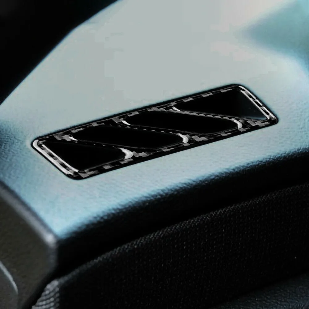 

2PCS Air Outlet Sticker Black Cover Customized According Nice Textures