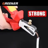 greener 1pcs 6 inch wire stripper insulation electrician multifunctional compression stripper crimping plier hand tools