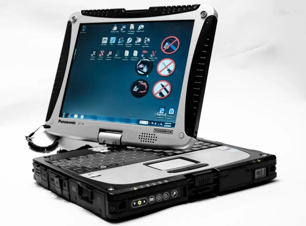 Телефон Panasonic Toughbook CF 19 MK5 Intel Core i5 2520 4 Гб памяти с чехлом DAS x70 09 2020 для MB Star C4 C5 C6| |