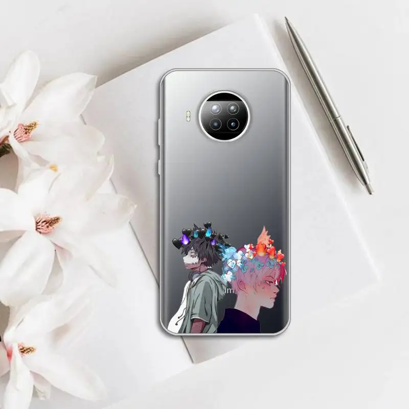 

My hero academia Phone Case Transparent for Xiaomi mi Redmi note 10 t 8 9 pro lite 11 Samsung S 8 9 10 20