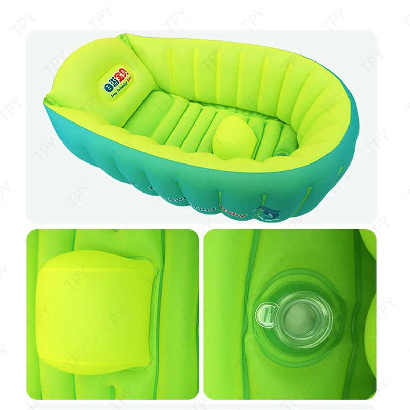 

Inflatable Baby Bathtub Folding Shower Tubs Baby Kids Bath Large Portable Newborn Bath Tub Infant Child Wash Swimming Pool