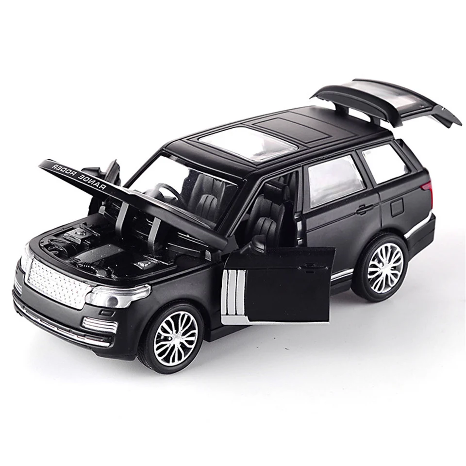Горячая литая модель автомобиля 1:32 Range Roder SUV мигающий Звук детские металлические