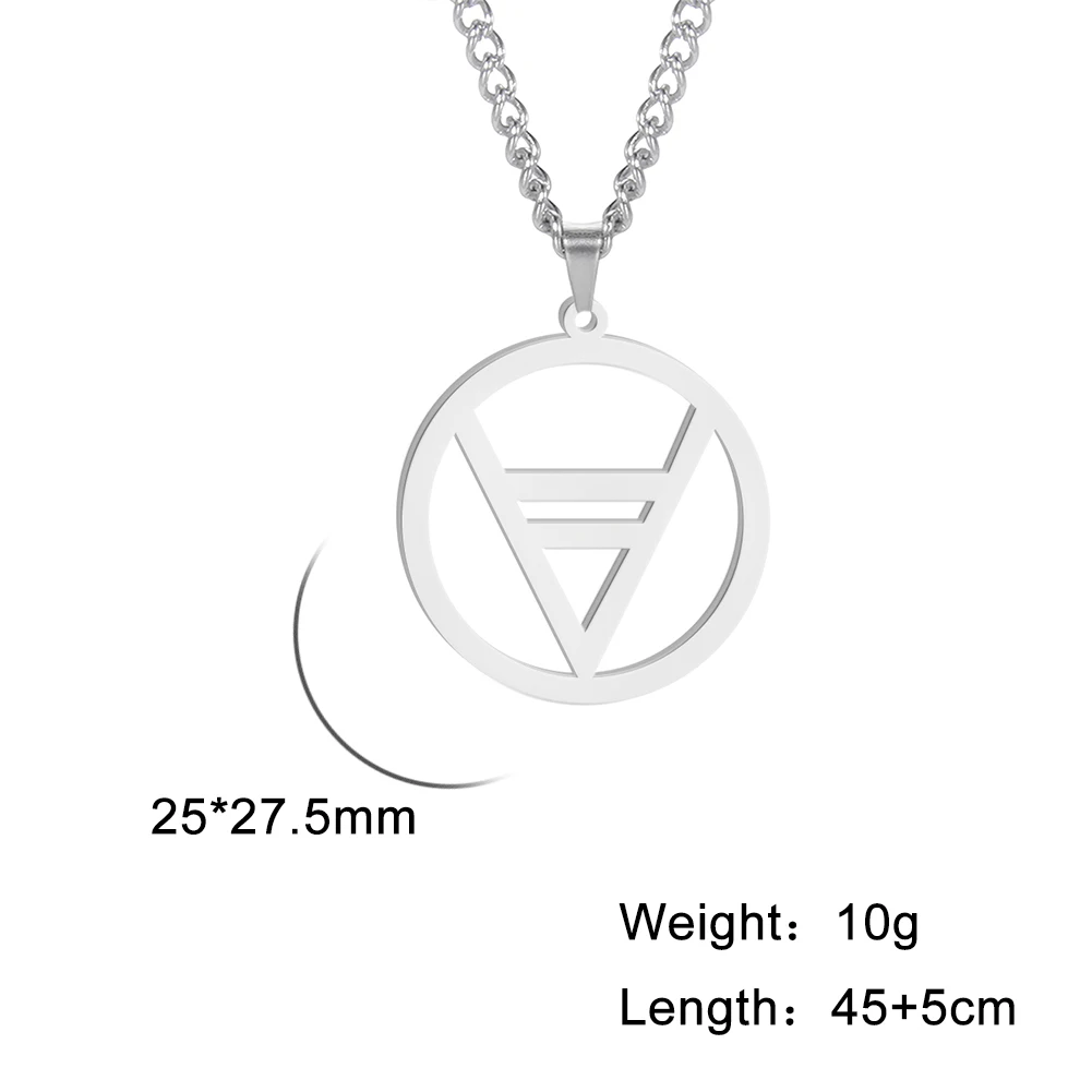

My Shape Vintage Veles Volos Slavic God of Earth Waters Pendant Necklace for Men Stainless Steel Talisman Religion Male Jewelry