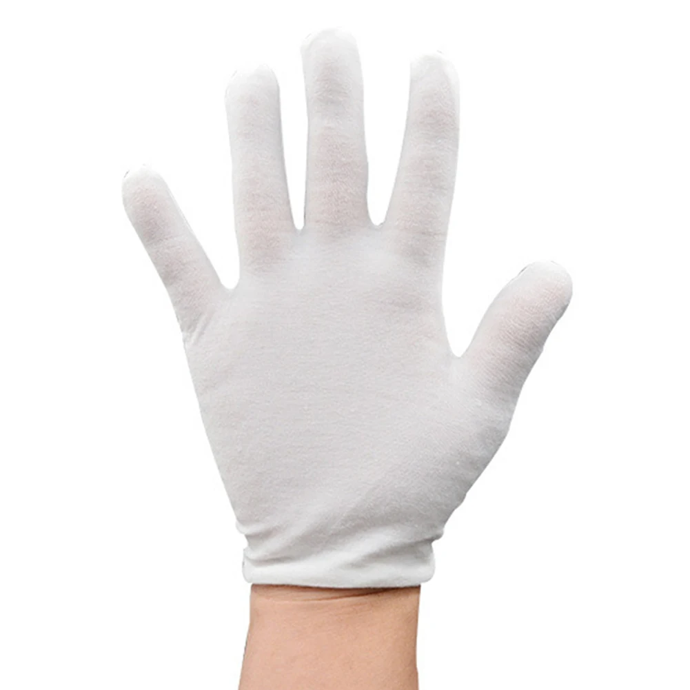 

6 Pair Hand Protective Manicure Working Serving Non-Slip Gloves Labor Insurance Sweat-proof Wear Resistant Cotton Blends