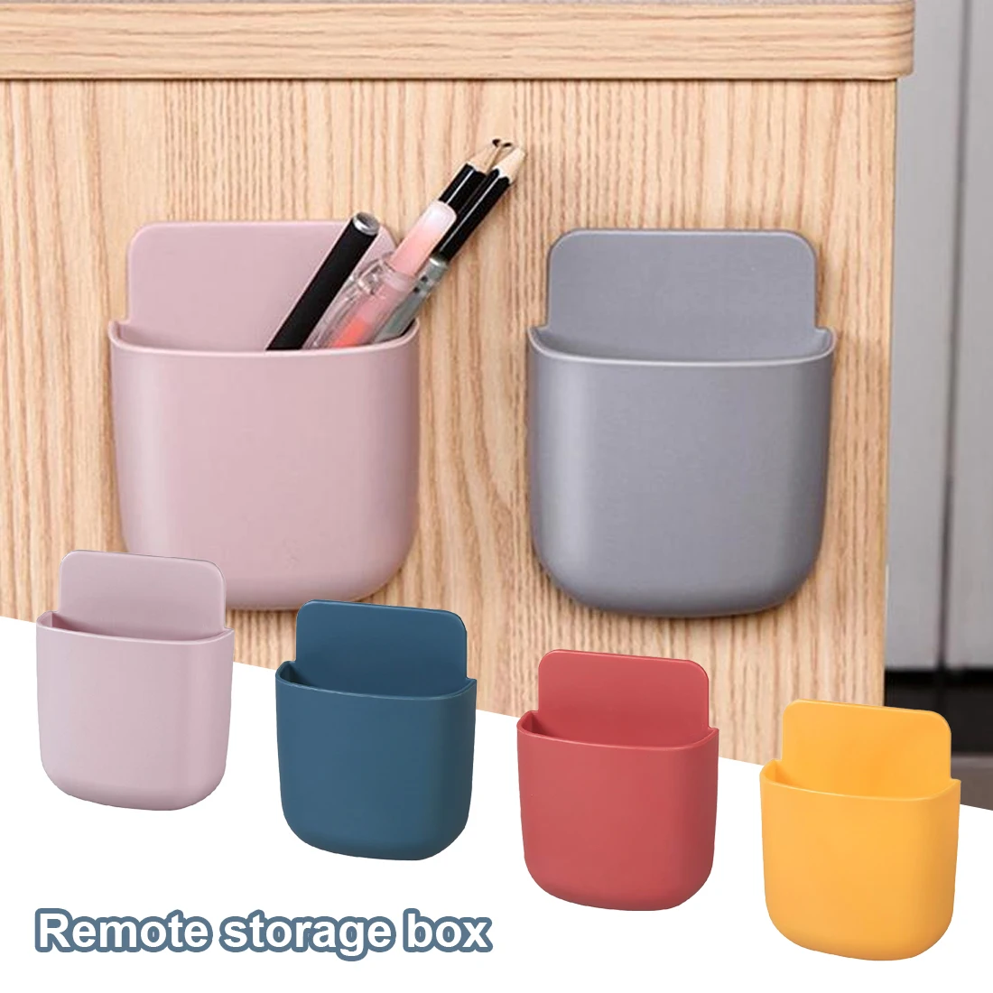 

Anti-wear and anti-fall Air conditioner TV mobile phone plug bracket Wall mounted storage box remote storage box