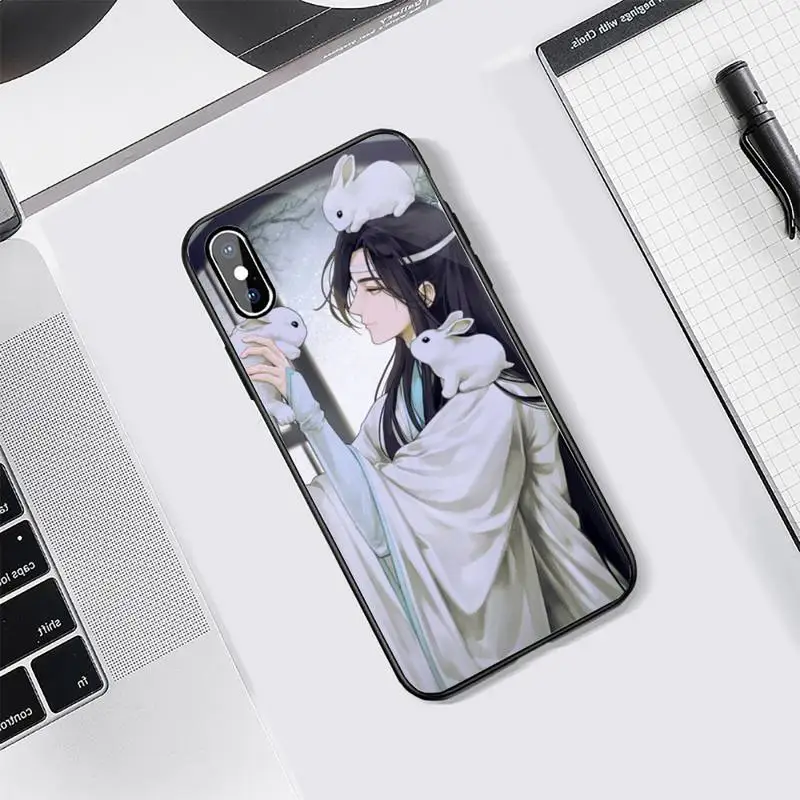 

The Untamed WangXian Bunnies Phone Case for iPhone Samsung Note S A 6 7 8 9 10 20 51 11 12 Pro XS MAX S Plus X XR Ultra