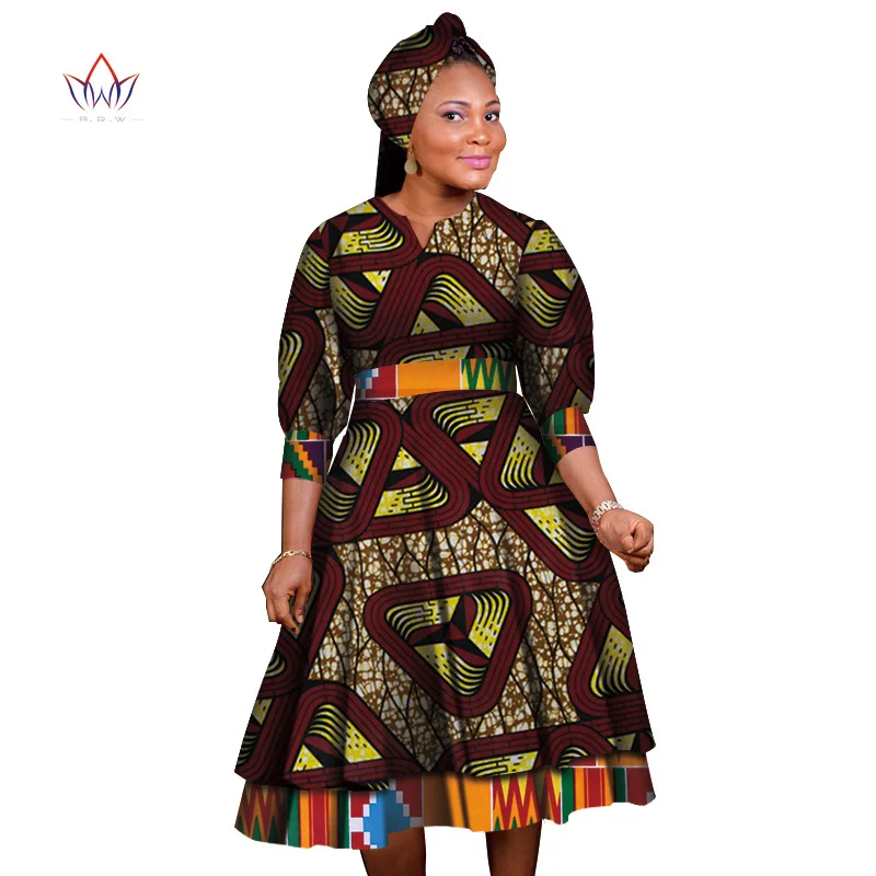 Новые африканские платья Bazin богатые для Женщин Дашики Анкара с принтом