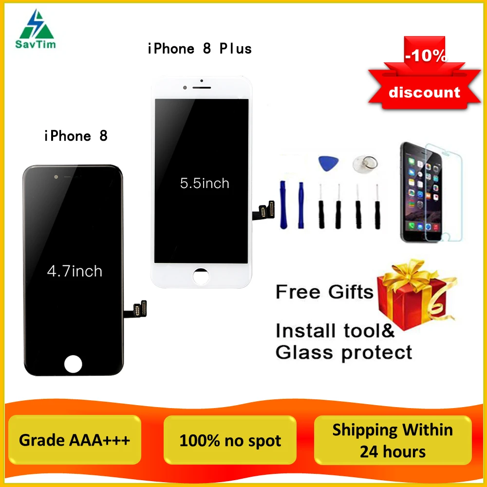 

AAA+++LCD Display For iPhone 8 81005003426176506Touch Screen Replacement