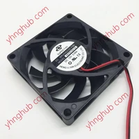 super fan hd7015s12l dc 12v 0 08a 70x70x15mm 2 wire server square fan