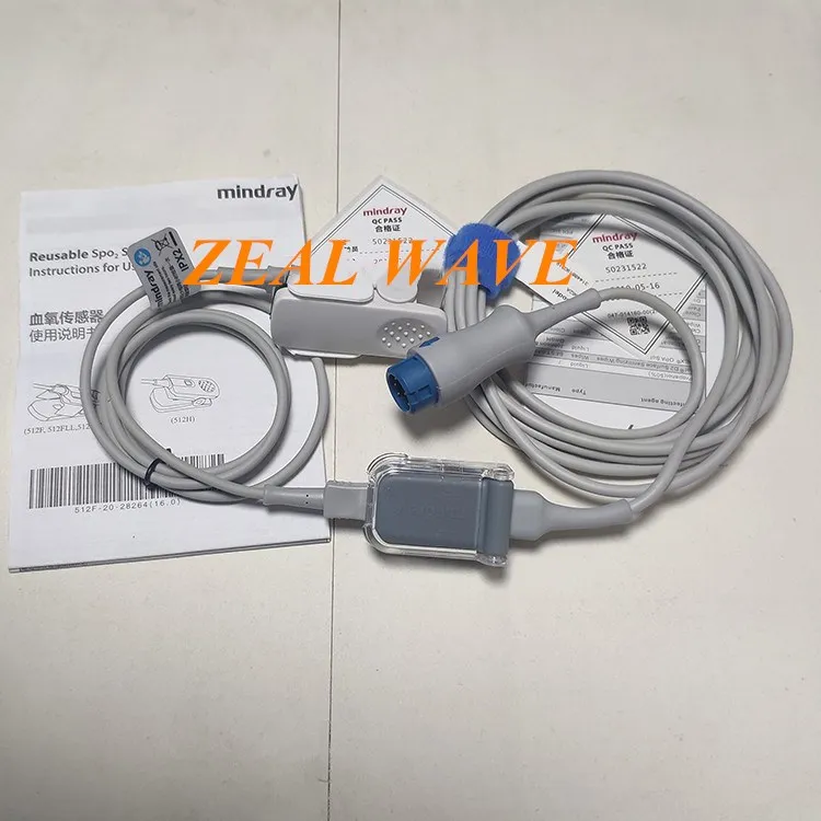 

Mindray 7-pin Blood Oxygen Probe Mindray 512F Adult Blood Oxygen Probe Mindray Finger Pulse Oxygen Probe Original Mindray