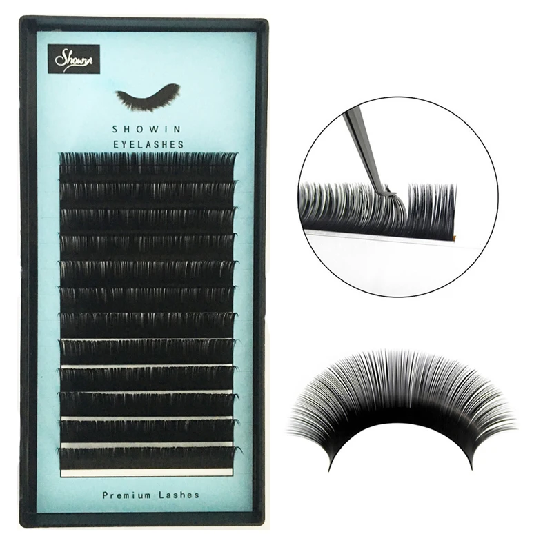 

Eyelashes Individual Eyelash Extension Premium Mink Volume Lashes False professional Soft Faux Mink Lash