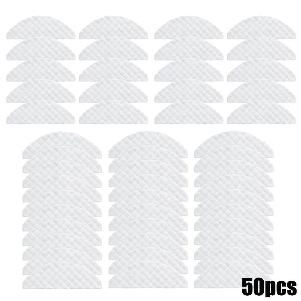 

50pcs Disposable Cleaning Mop Cloth For EVE Plus Robot Vacuum Cleaner Mop Cloth Cleaning Cloth Replacement Accessories Parts